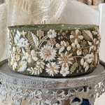 実物のお色味と違う場合があります] インド刺繍リボン　花　インド刺繍　スパンコール　刺繍リボン　リボン　りぼん　※10月8日よりゆうパケットにて発送