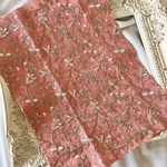 インド刺繍　生地　はぎれ　カットクロス　A4サイズ