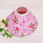 軽量☆肌に優しいエリザベスカラーＭサイズ《ピンクいちご🍓🎀柄》