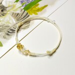 天然石コードブレスレット　シトリン・さざれ　画像の品