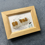 シーグラスアート／All the sounds play a melody of the heart.／ピアノ　鍵盤　音楽　音符　メロディー　インテリア　プレゼント　