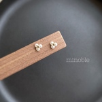 new▷mini flowerピアス/ノンホールイヤリング/ノンホールピアス＊受注製作＊1024