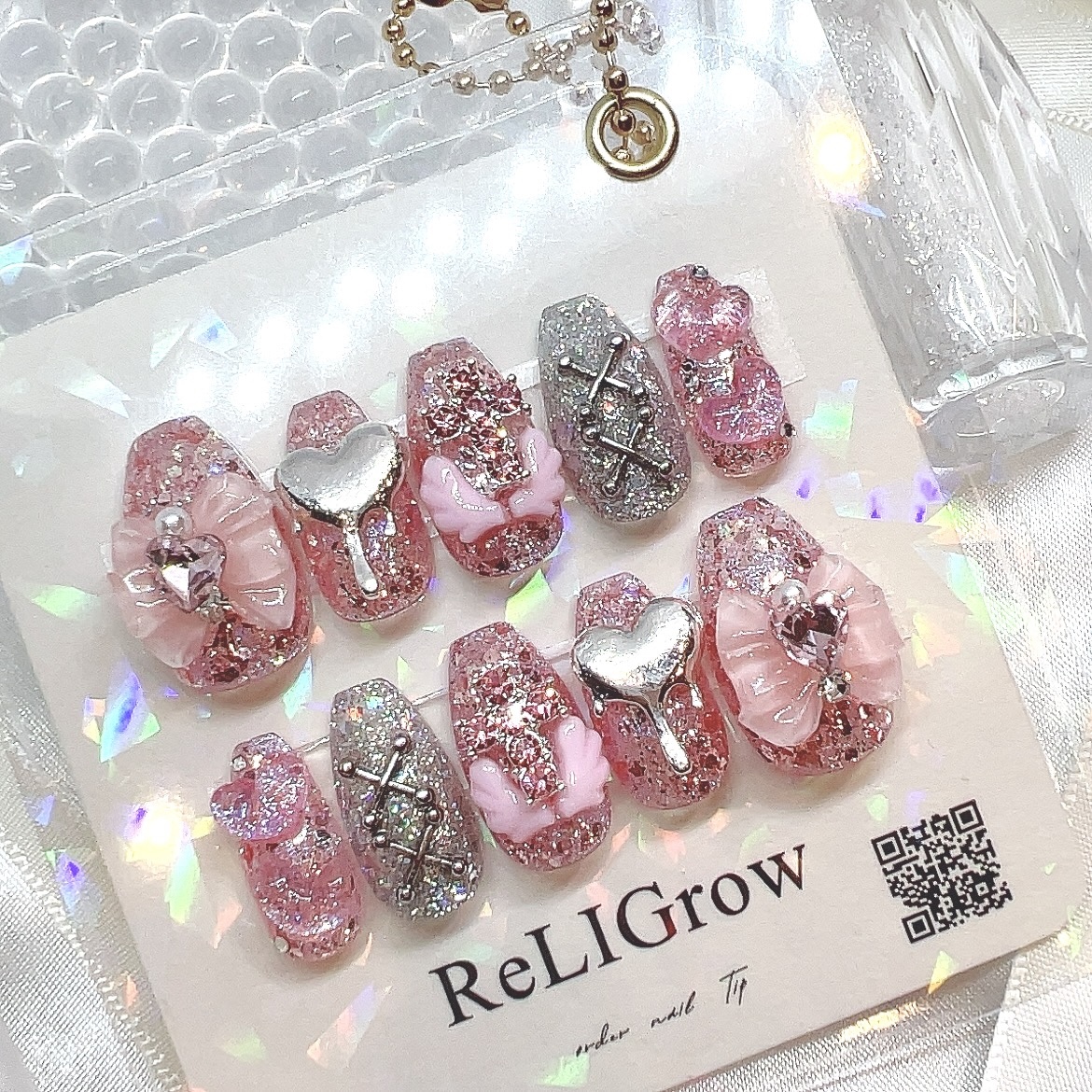 ☑︎ゆらゆら　ネイルチップ　韓国　オーダー　ニュアンスネイル　個性派 ☑︎ゆらゆら ネイルチップ 韓国 オーダー ニュアンスネイル 個性派