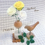 ご予約済み！！クレイフラワー  Rose イエロー