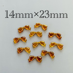 importアクリルビーズ　ブラウン　10個入り