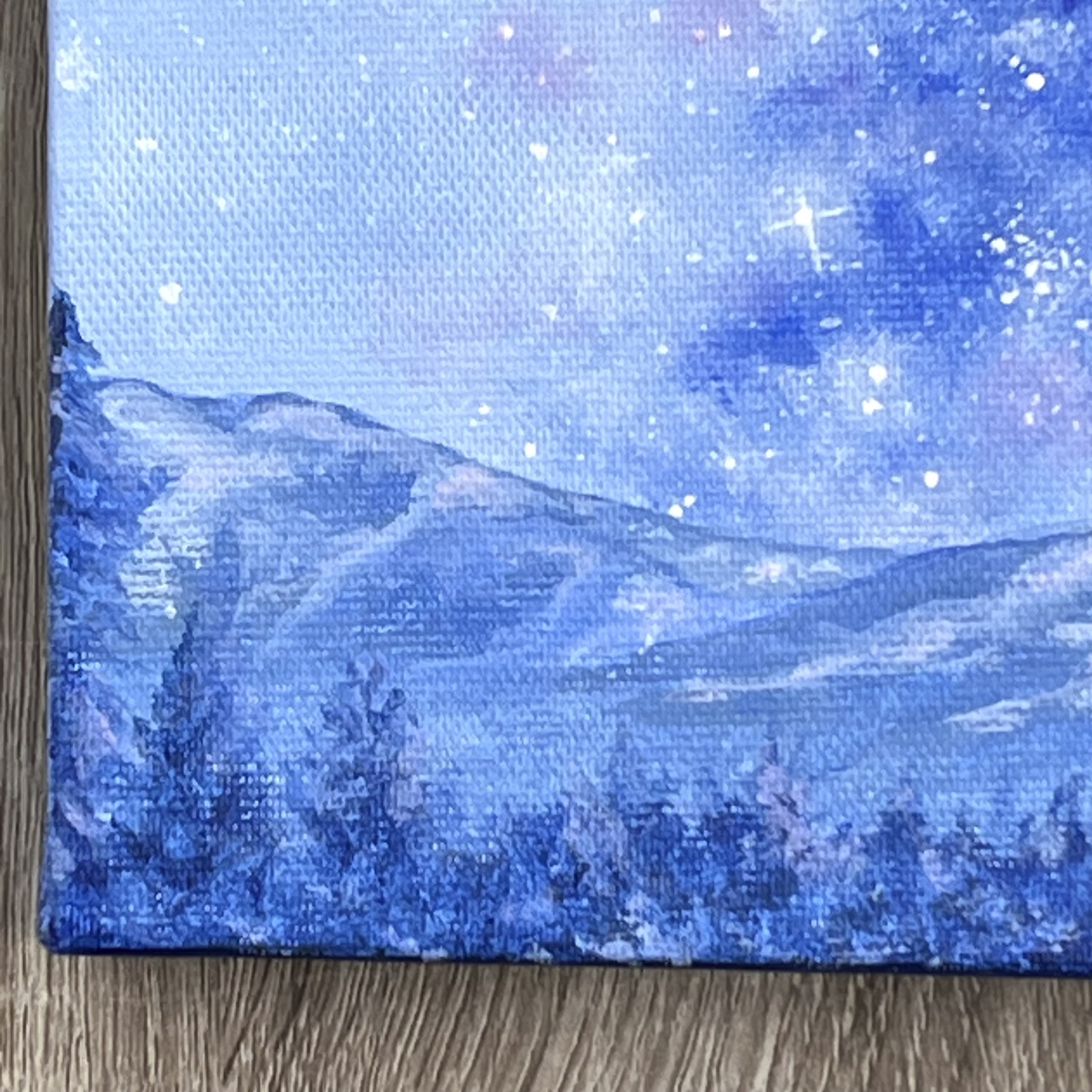 アクリル画《原画》✴︎ 夜明けのMilky way✴︎ - Loncheka