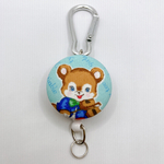 キーリール リール キーホルダー くま