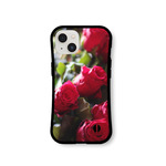 薔薇 3 グリップケース iPhone15 iPhone14 iPhone13 iPhone12 iPhone11 iPhoneSE2  iPhoneSE3