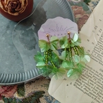 《pompon》GREEN ピアス ／イヤリング