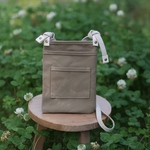 ミニショルダーバッグ　パールグレイ