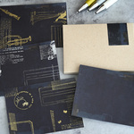 金銀白ペン等で✨[メモ] 交点 - universe - <A7サイズ80枚>