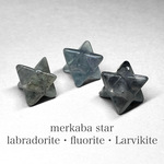 labradorite・fluorite・larvikite：markaba star / ラブラドライト・フローライト・ラルビカイト：マカバスター