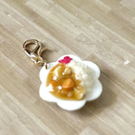 ミニチュア 小さなレトロ喫茶店 カレーライスチャームor 片方ピアス
