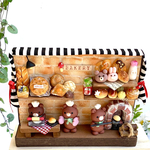 ビターチョコ色バディのクマさんのパン屋さん