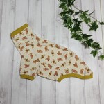 イタグレ服ハイネックトップス〈テディベア・アイボリー〉
