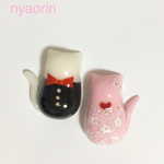   箸置き ペア猫 ウエディング