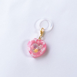 Heart clouds shaker charm (pink) umbrella marker