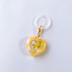 Heart clouds shaker charm (yellow) umbrella marker