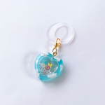 Heart clouds shaker charm (blue) umbrella marker