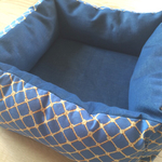 ☆半額SALE☆クラシックなロープ柄のペットベッド