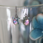 紫陽花のしずく　ピアス(イヤリング)　
