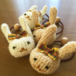 リボンうさぎのヘアゴム＊再販②＊