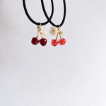 【10%off】〈winered〉cherry hair gom チェリー　さくらんぼ　キッズ　ベビー　ヘアゴム