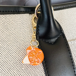 ① 剥いちゃいました　みかん🍊のキーホルダー