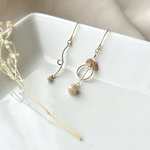 大人上品✨アシンメトリーピアス イヤリング