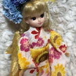 リカちゃん  浴衣 ブライス 22cmドール オビツ ハンドメイド 