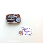 【け】毛糸のＴｈａｎｋ  Ｙｏｕはんこ