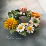 リースブローチ〜春のお便り〜