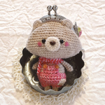 くまちゃんがま口🧸🍓