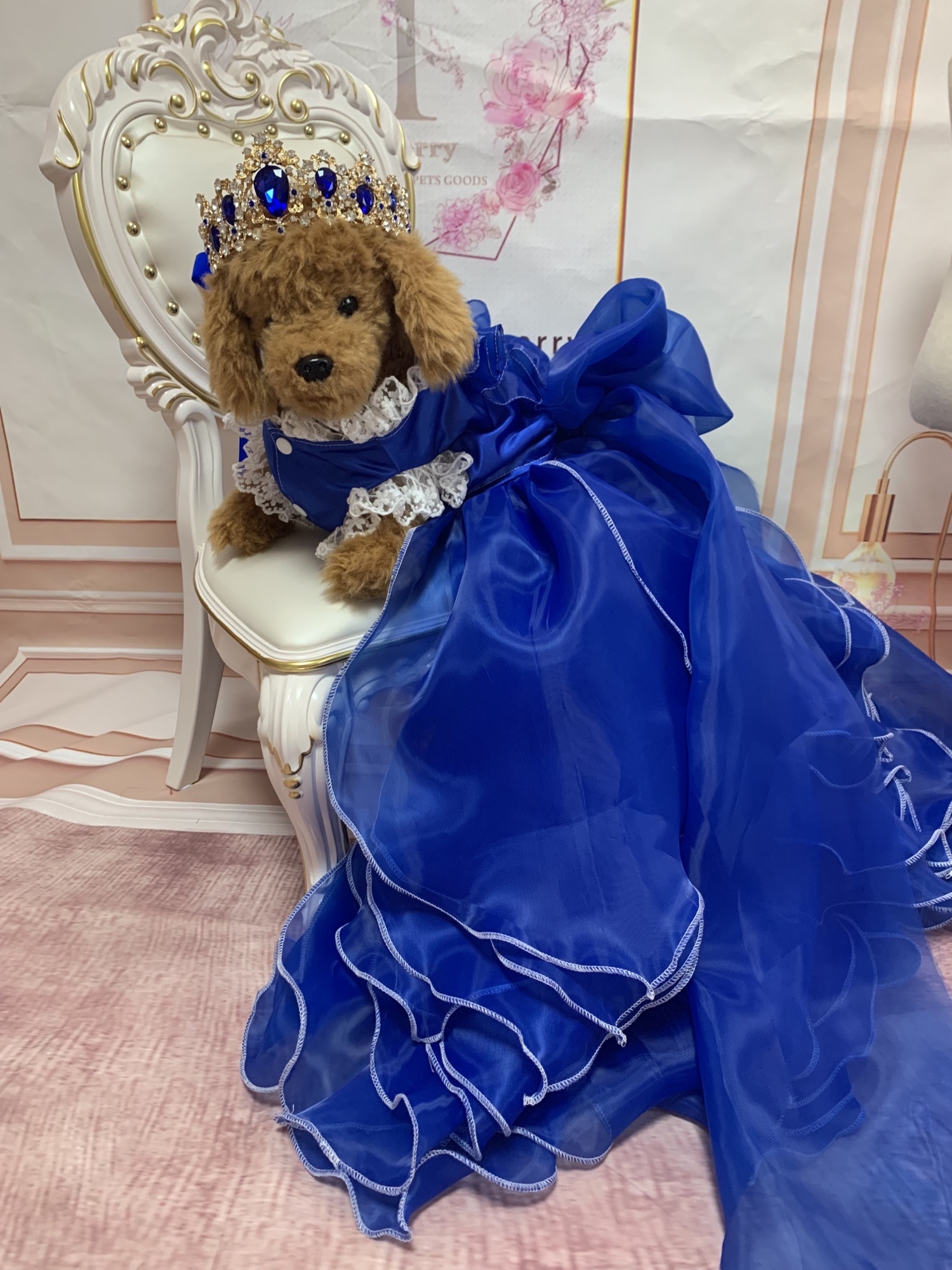 犬猫うさちゃん服 大切な日にはスペシャルなドレスを♡ロイヤル