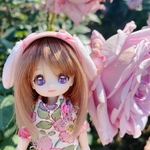 NEW!! 薔薇のAラインチュニック＆短パンセット