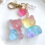 オーダー品⭐︎ バイカラーくまちゃん　虹色くまちゃん