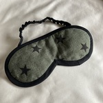 【b様専用オーダー品】アイマスク★カーキに黒星