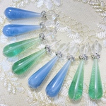 💙ドイツ製アクリルビーズピアス