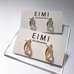【EIMI select】パールゴールド、シルバー（サージカルステンレスピアス、樹脂ノンホール）