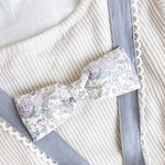 🌟肩紐クリップ🌟クリップの見えない肩紐クリップ　/ リバティファブリックフェリシテプティ(ラベンダー)使用 / シンプルリボン