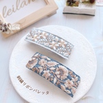 刺繍リボンバレッタ