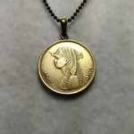 エジプトのクレオパトラのコインネックレス