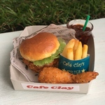 【H】チキンフィレバーガーセット