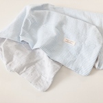 夏の必需品！　薄手ガーゼケット　ストライプ×星　ユニセックス　男の子　女の子　4重ガーゼ　ブランケット　枕カバー　冷房対策　オフィス　ペット　カフェ