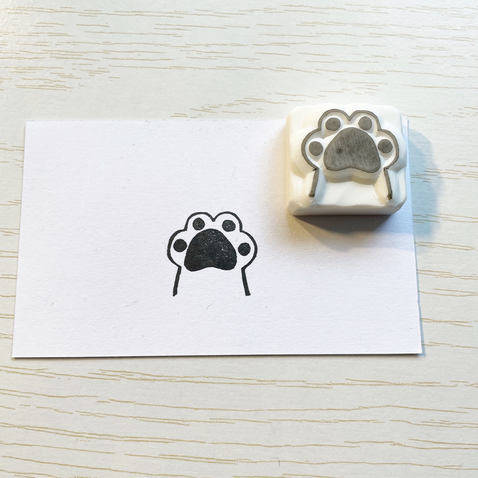 消しゴムはんこ　mn-nail様 HAPPY NEW YEAR重ね押し ❁消しゴムはんこ❁ はんこ・スタンプ