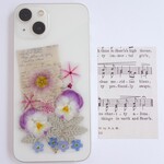 全機種対応　スマホステッカー　スマホケース押し花インナーシート　309