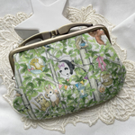 ＊親子がま口財布＊　メリーパーク*サックス