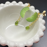グリーンメロンのイヤリング／ピアス♡フェイクスイーツ