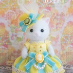 シルバニア★手作りハンドメイド★服★スプリングカーニバルワンピ