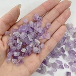 【穴あき】さざれ石 20g ラベンダーアメジスト 天然石 ハンドメイド素材 パーツ